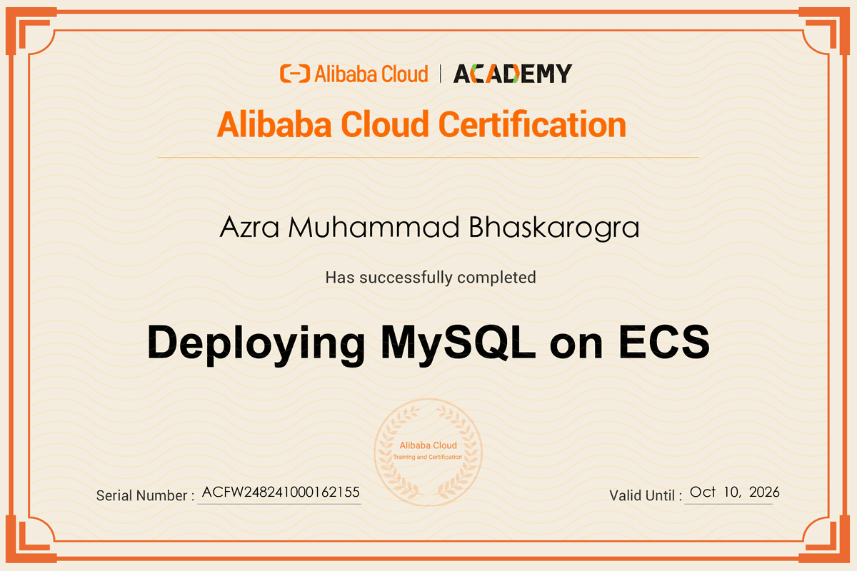 Public Class - Deploying MySQL on ECS